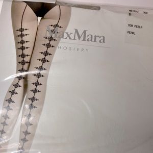 NWT Max Mara patterned nylon tights - size M